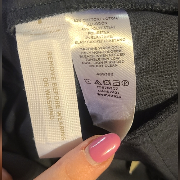 NWT Loft Petites Marisa Gray Trousers Skinny, Ankle Length, size 6 petite - Picture 3 of 9